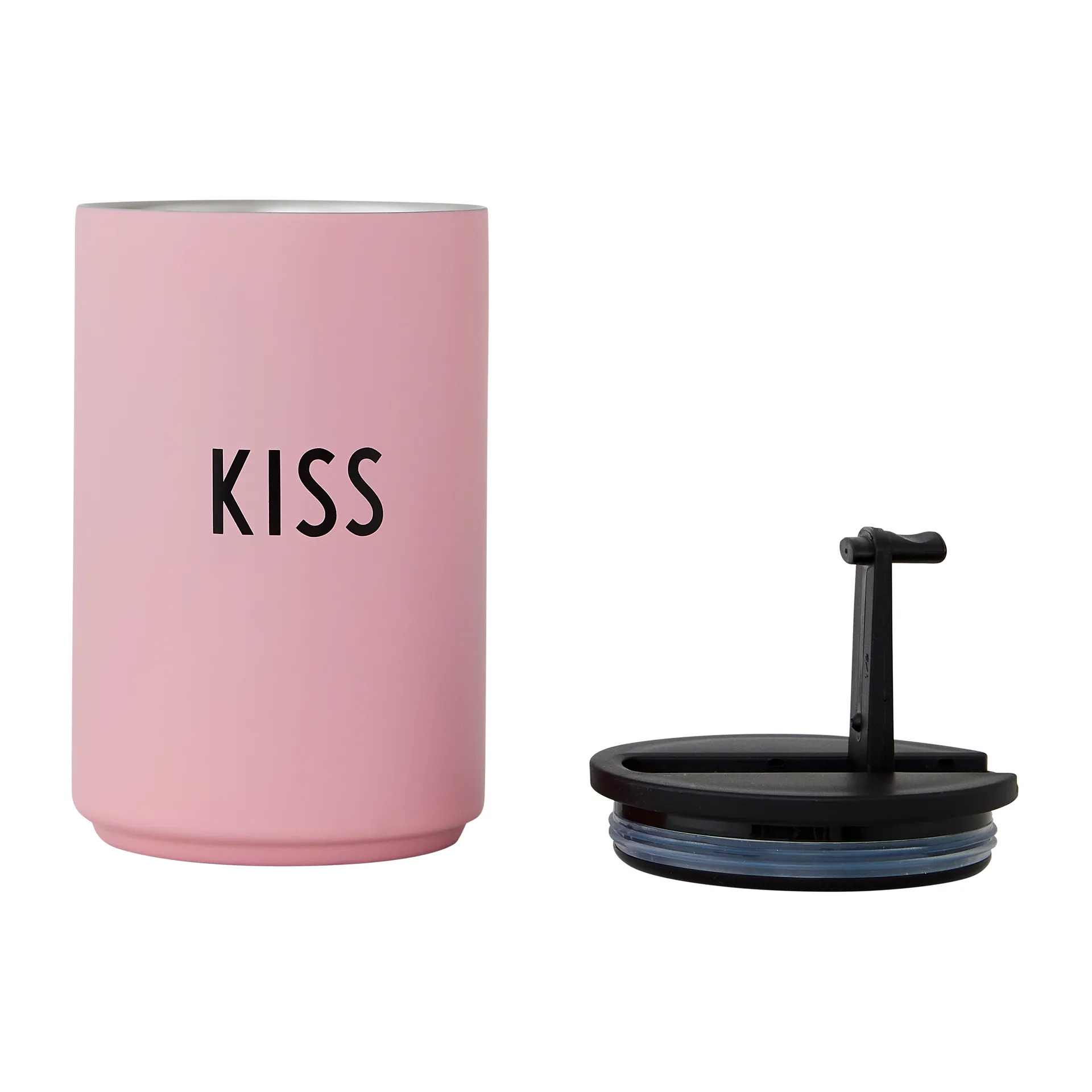Tasse isotherme Design Letters, Pink-kiss Design Letters