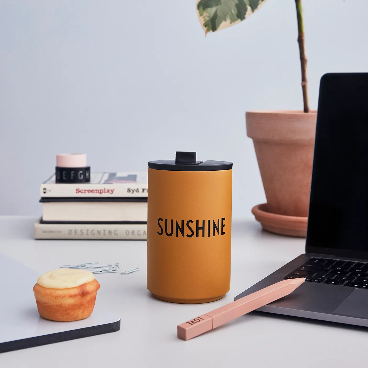 Tasse isotherme Design Letters, Sunshine Design Letters
