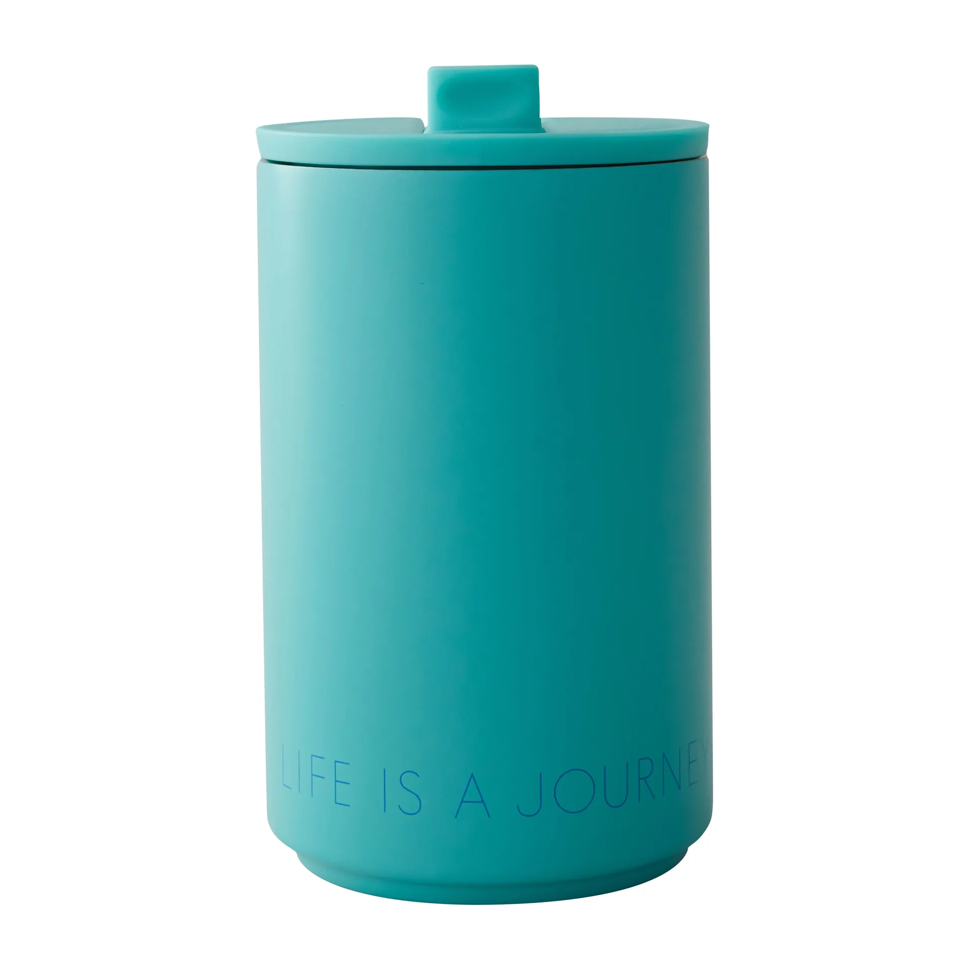 Tasse isotherme Design Letters, Turquoise Design Letters