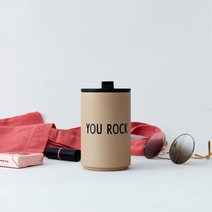 Tasse isotherme Design Letters, You rock Design Letters
