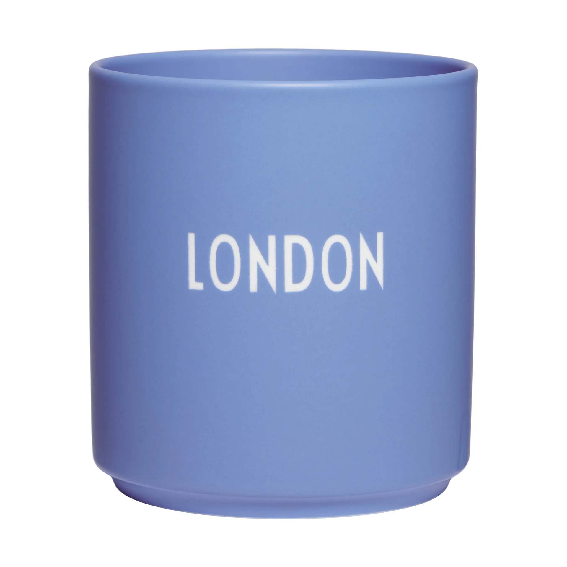 Tasse préférée Design Letters International 25 cl, London-blue Design Letters