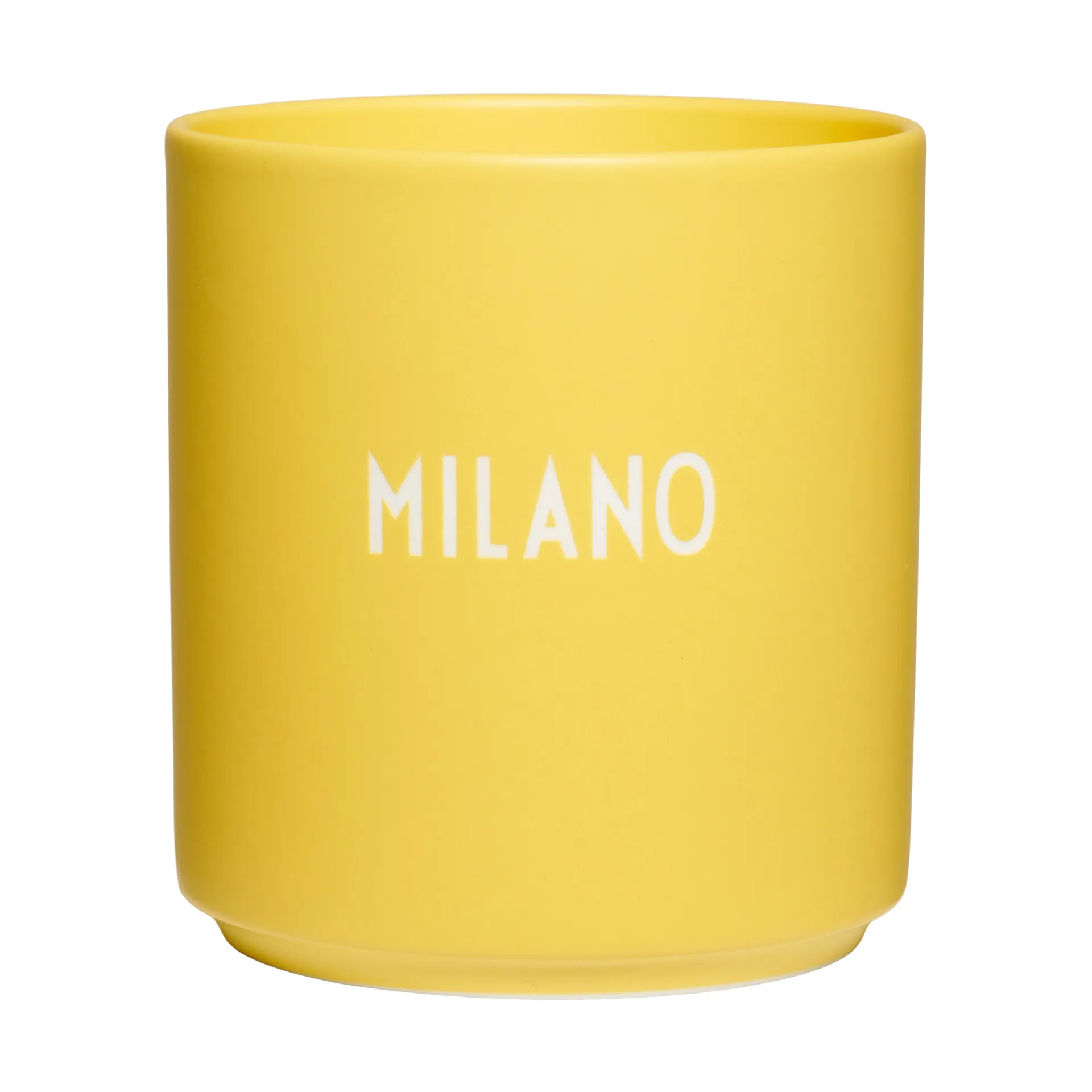 Tasse préférée Design Letters International 25 cl, Milano-yellow Design Letters