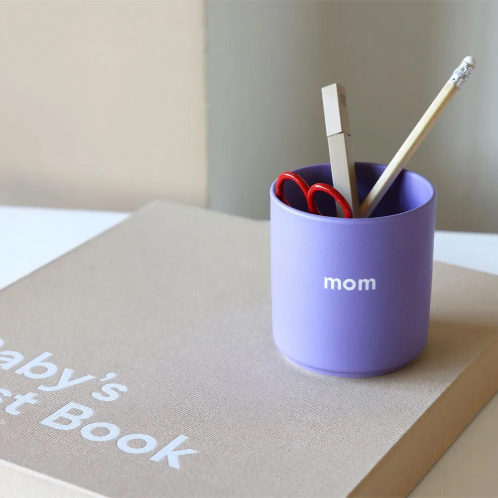 Tasse Préférée Design Letters VIP 25 cl, Lilac, Mom Collection Design Letters