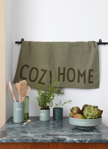 Torchon Design Letters 2 Pièces - Cozy-home-olive green - Design Letters