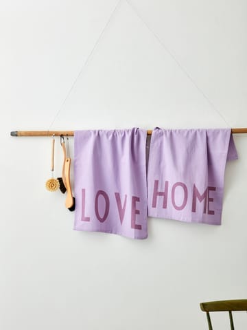 Torchon Design Letters 2 Pièces - Love-home-lavender - Design Letters