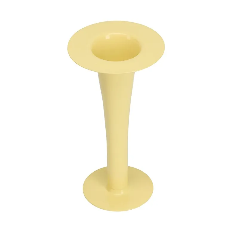 Trumpet 2-en-1 vase et bougeoir 24 cm, Yellow Design Letters