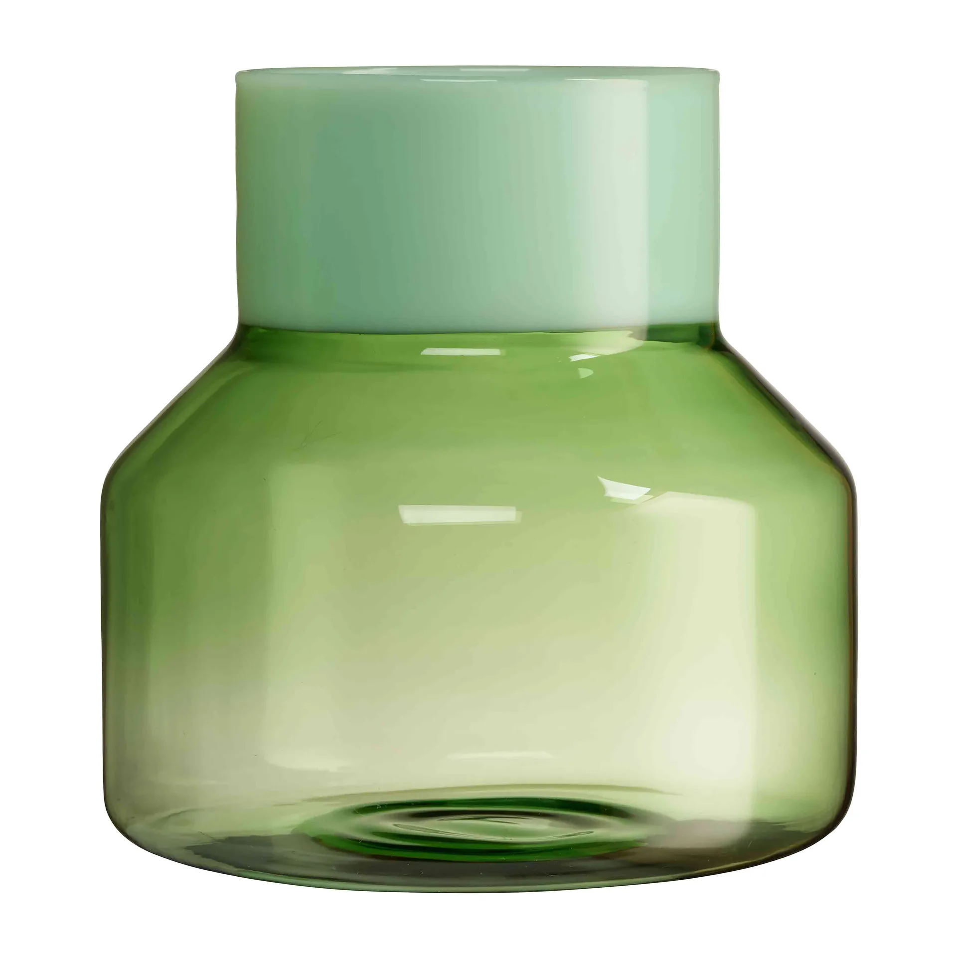 Vase large Ø16,5 cm Generous, Milky green-green Design Letters