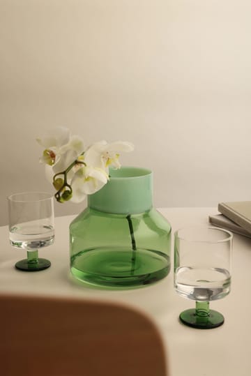 Vase large Ø16,5 cm Generous  - Milky green-green - Design Letters