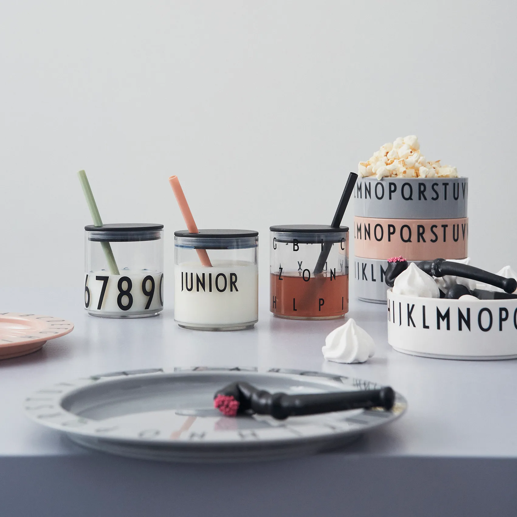 Verre en tritan Design Letters Kids Personal, 123 Design Letters