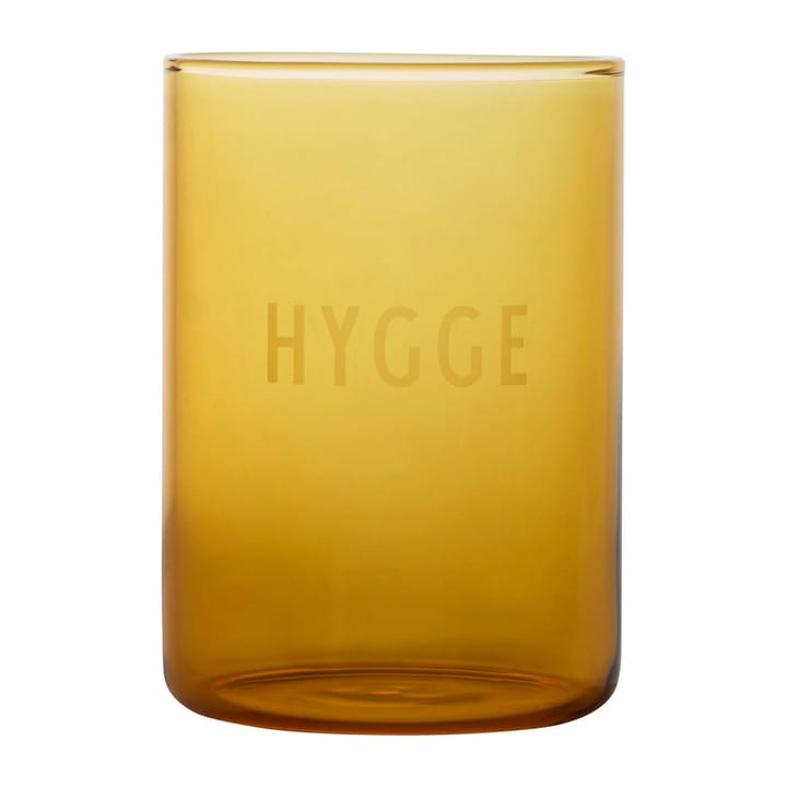 Verre favori Design Letters 35 cl - Hygge-mustard - Design Letters