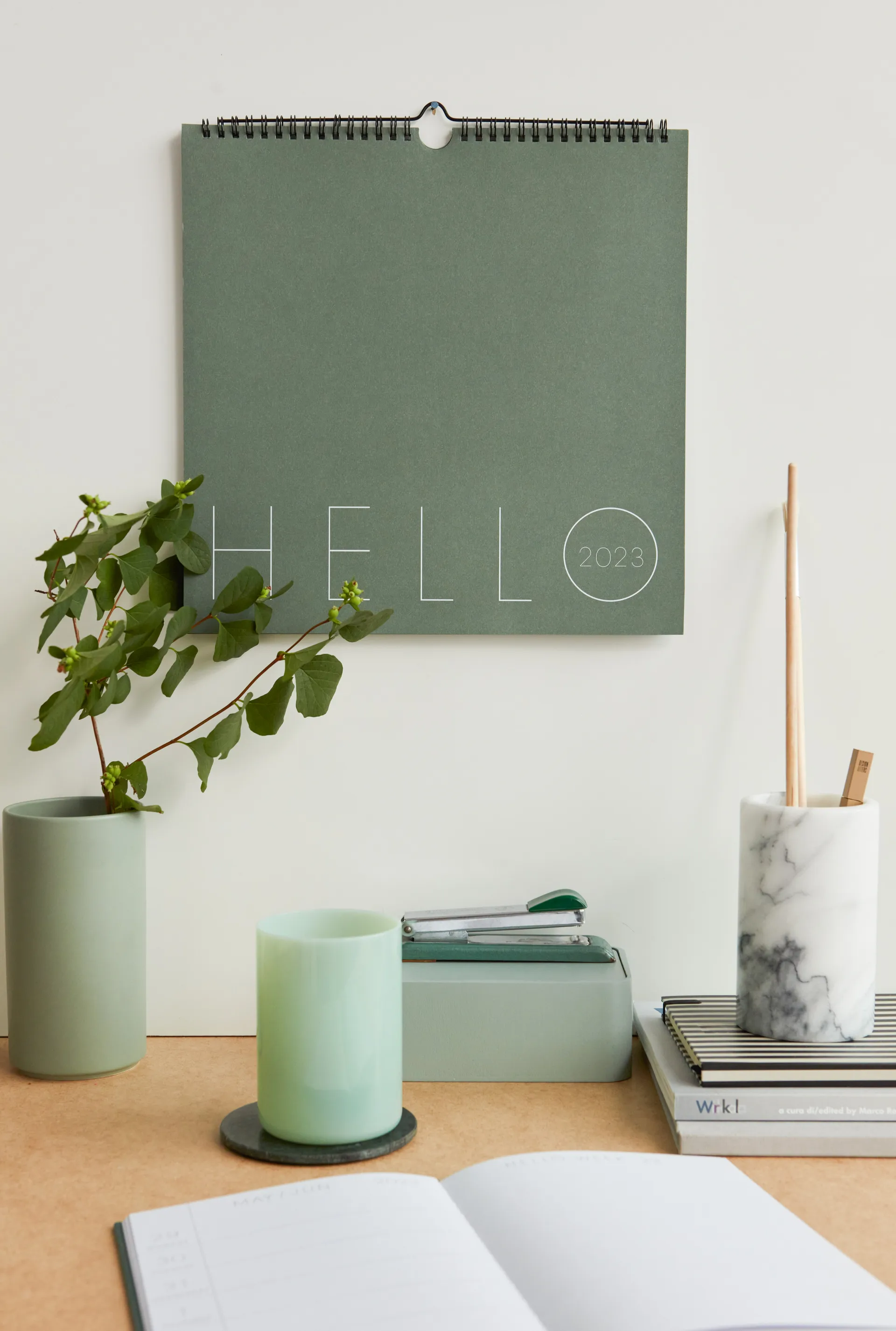 Verre favori Design Letters 35 cl, Milky green Design Letters