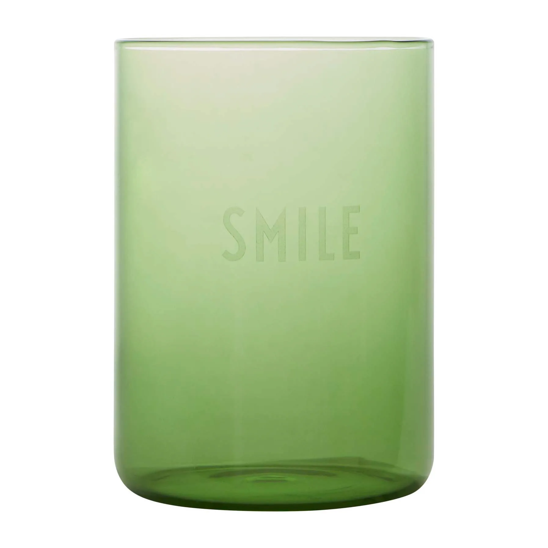 Verre favori Design Letters 35 cl, Smile-green Design Letters