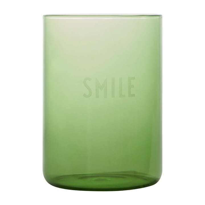 Verre favori Design Letters 35 cl - Smile-green - Design Letters