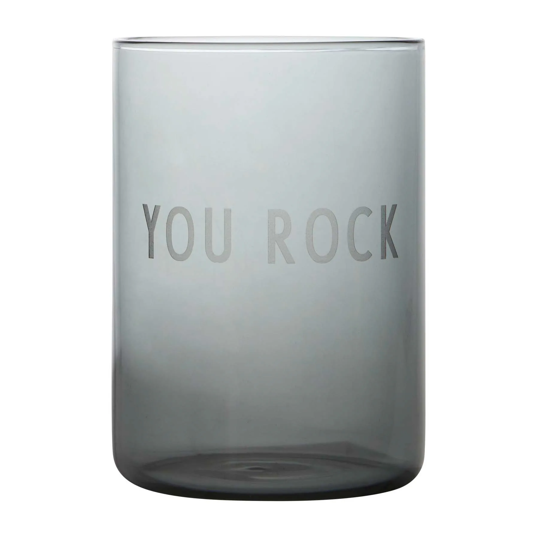 Verre favori Design Letters 35 cl, You rock-black Design Letters