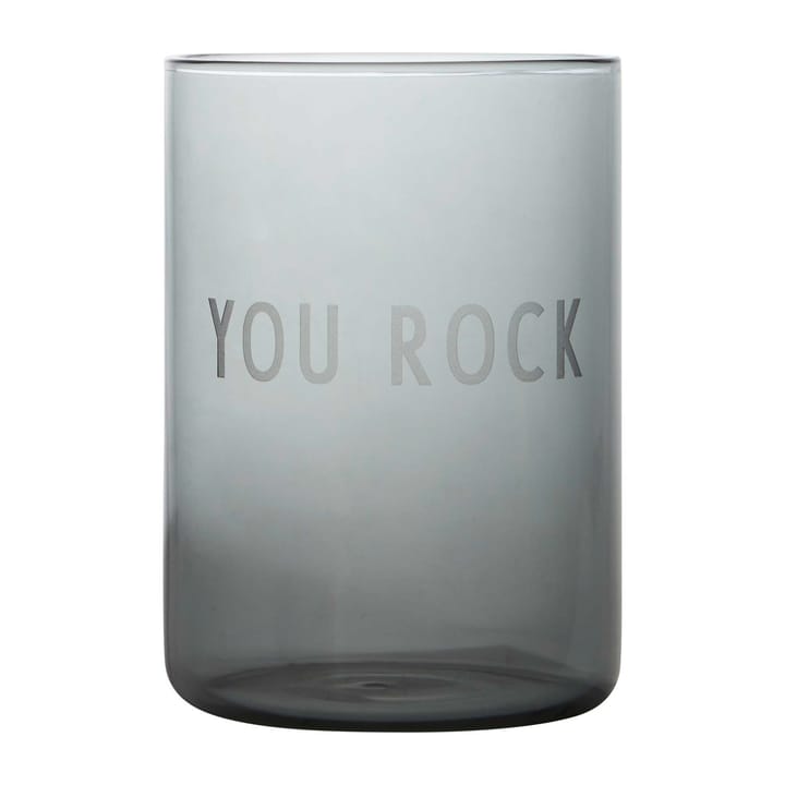 Verre favori Design Letters 35 cl - You rock-black - Design Letters