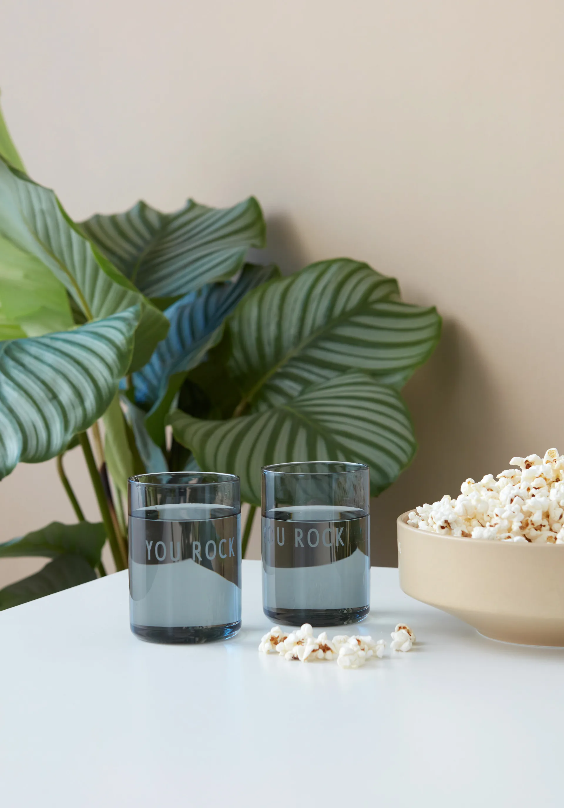 Verre favori Design Letters 35 cl, You rock-black Design Letters