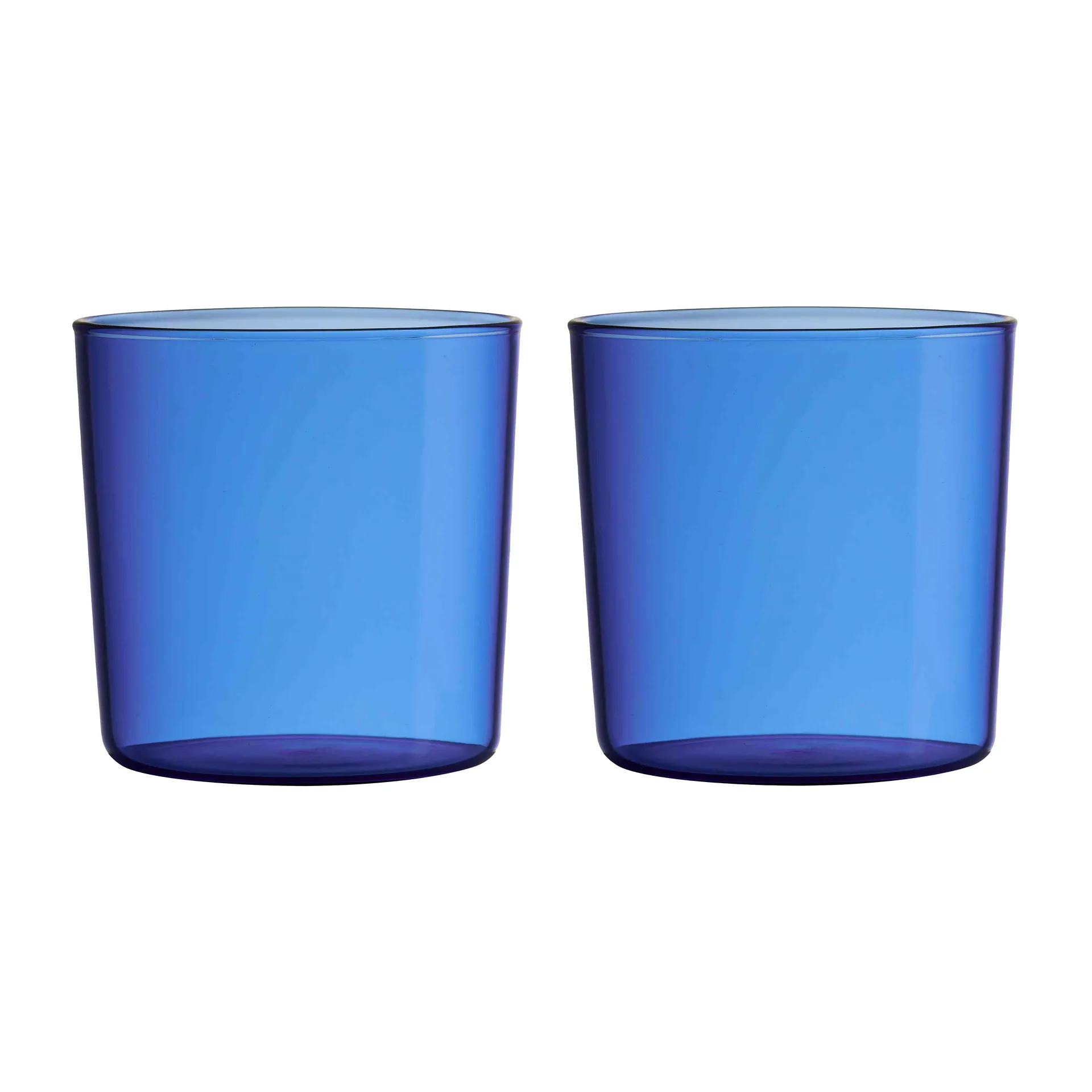 Verres à eau Design Letters Kids Eco lot de 2, Blue Design Letters
