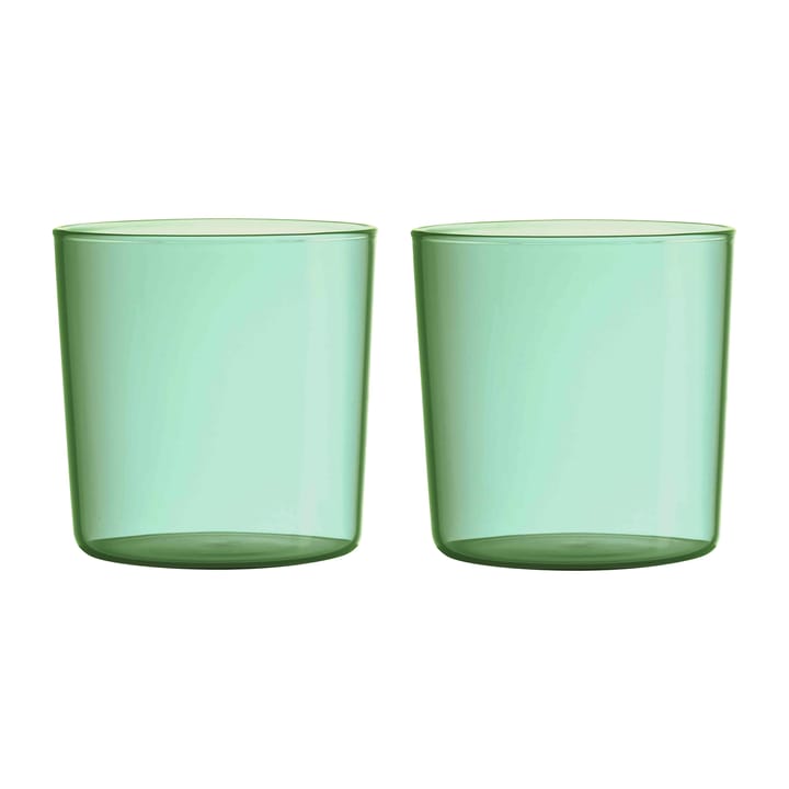 Verres à eau Design Letters Kids Eco lot de 2 - Green - Design Letters