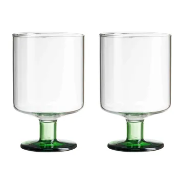Verres à vin Generous 30 cl lot de 2 - Clear-green - Design Letters