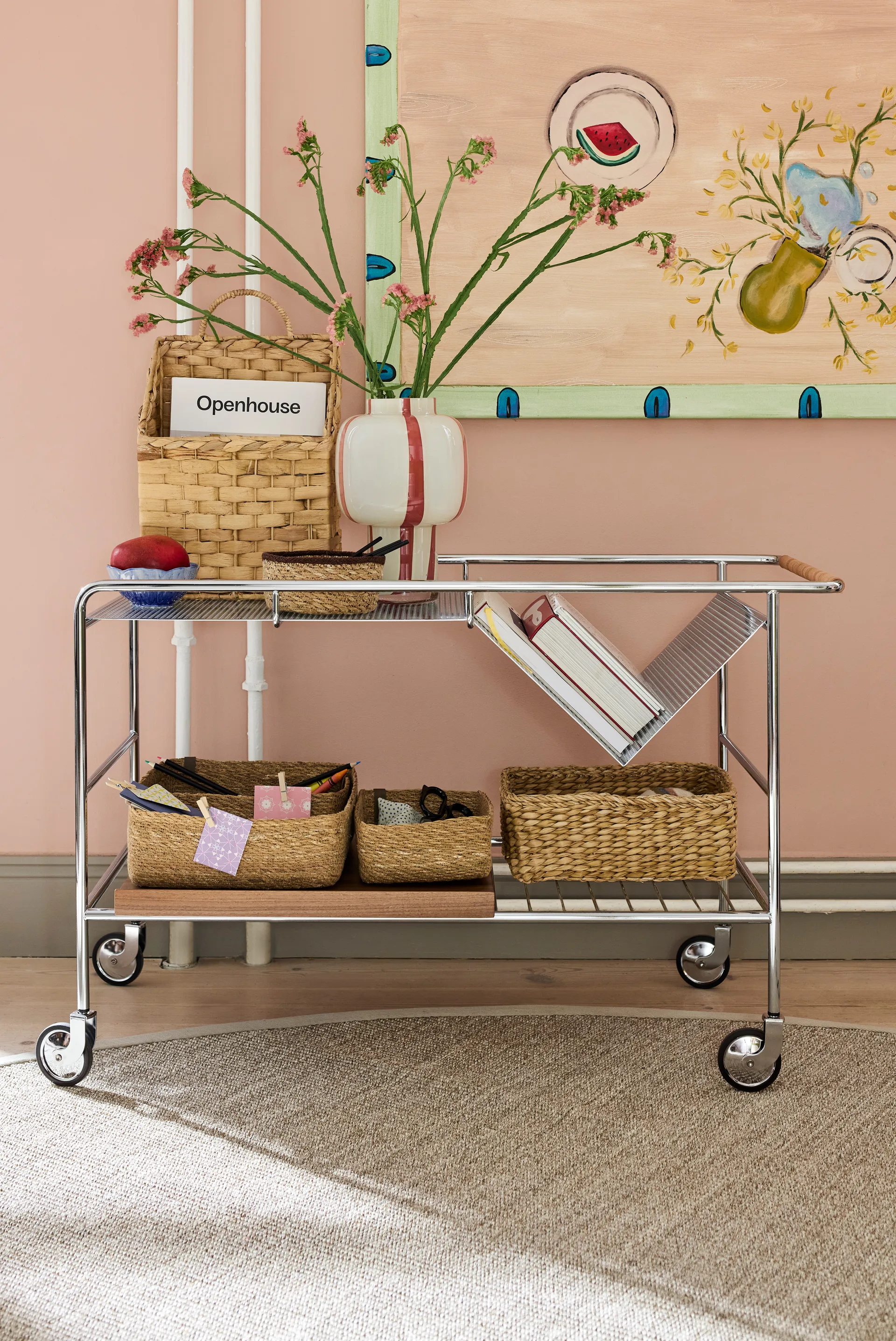 Boîte de rangement Esther 3 pièces, Natural Dixie