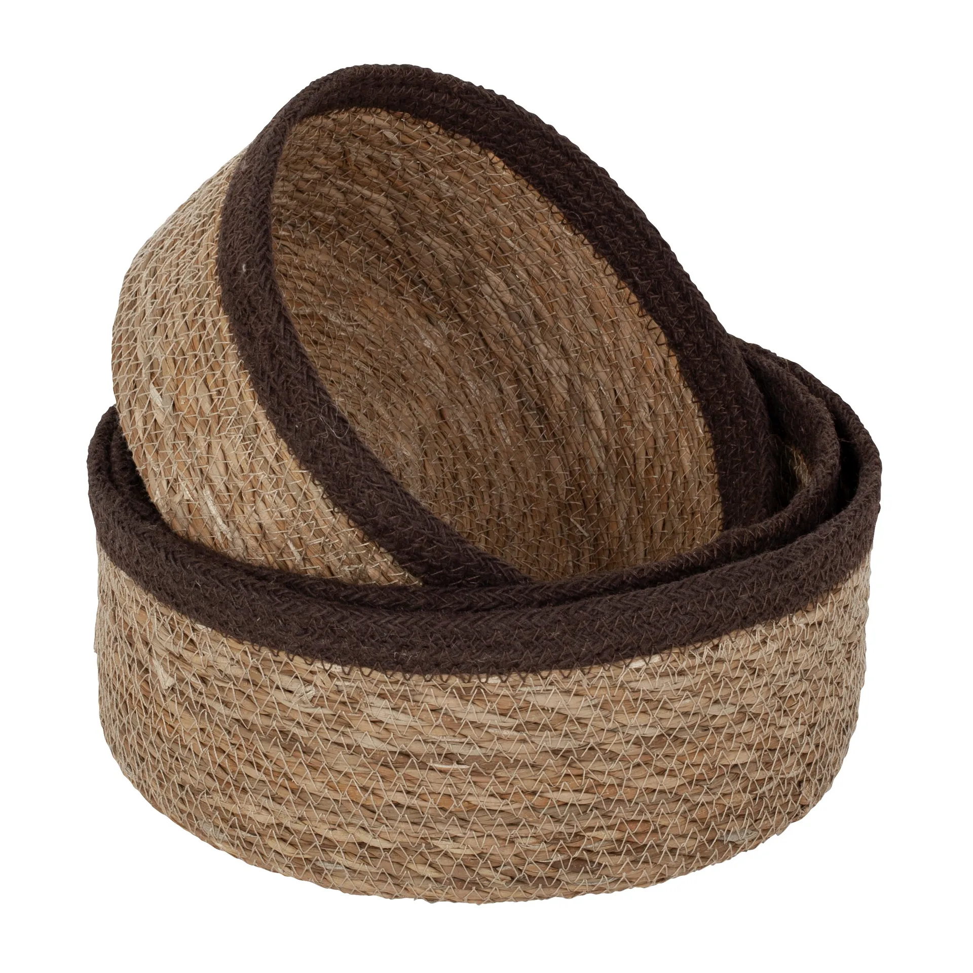 Corbeille à pain Emil, lot de 3, Naturel-marron Dixie