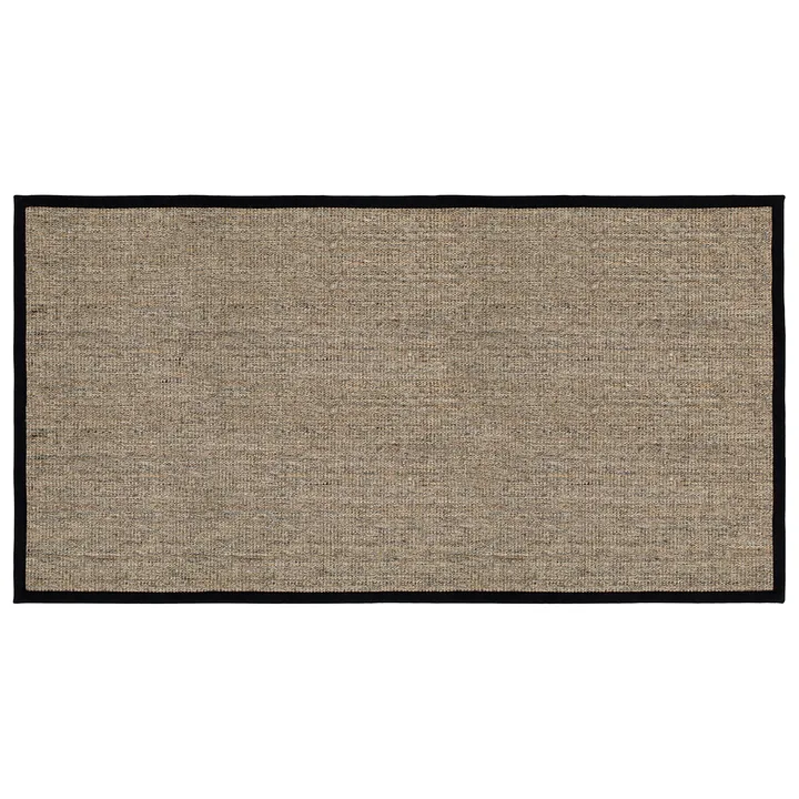 Paillasson Jenny Sisal - Naturel-noir, 80x150 cm - Dixie
