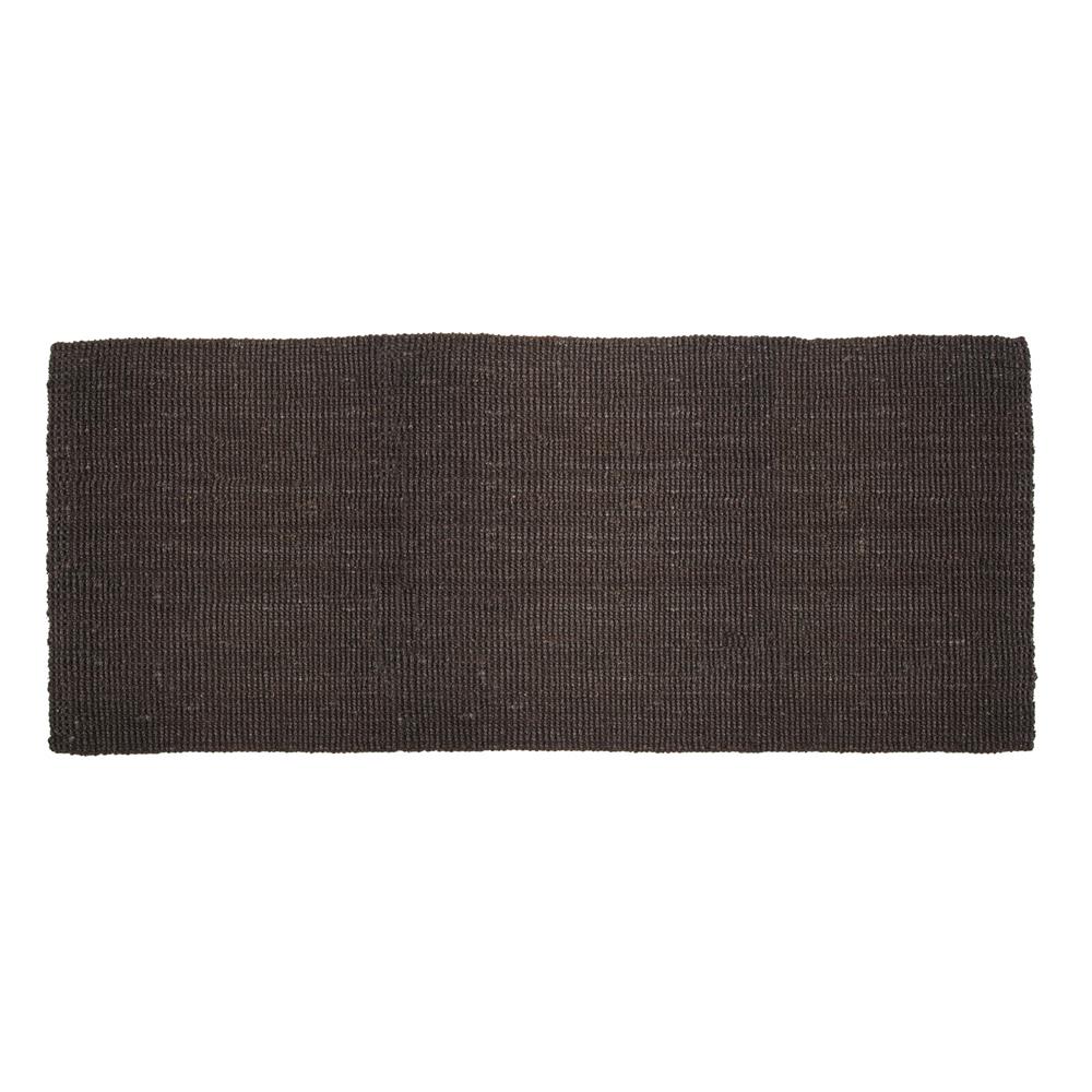 Dixie Paillasson Jute noir 80x180 cm | Design Scandinave | Paillassons | Noir