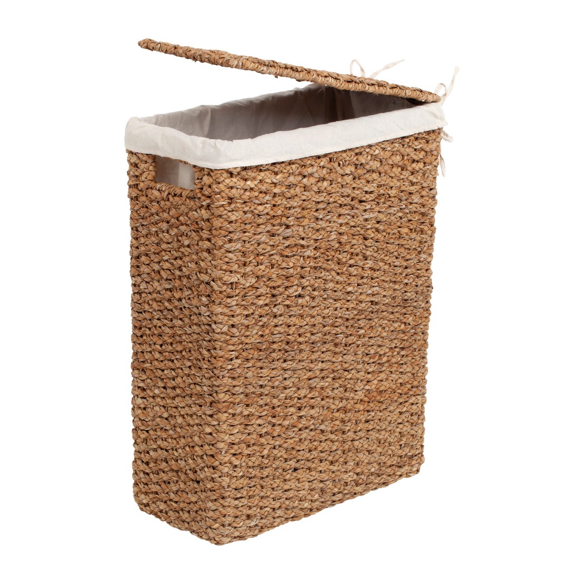 Dixie Panier à linge tressé naturel Esther 58 cm | Design Scandinave | Paniers à linge | Beige