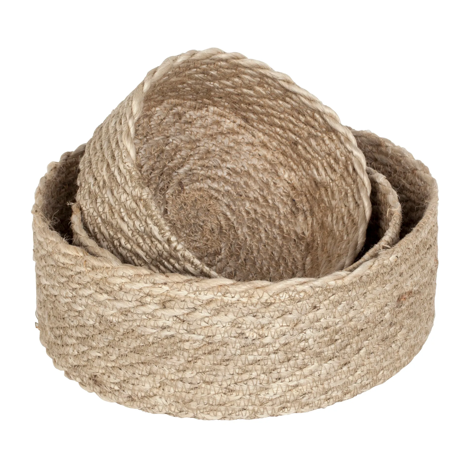Panier à pain Twisted Lot de 3, Nature-gris Dixie