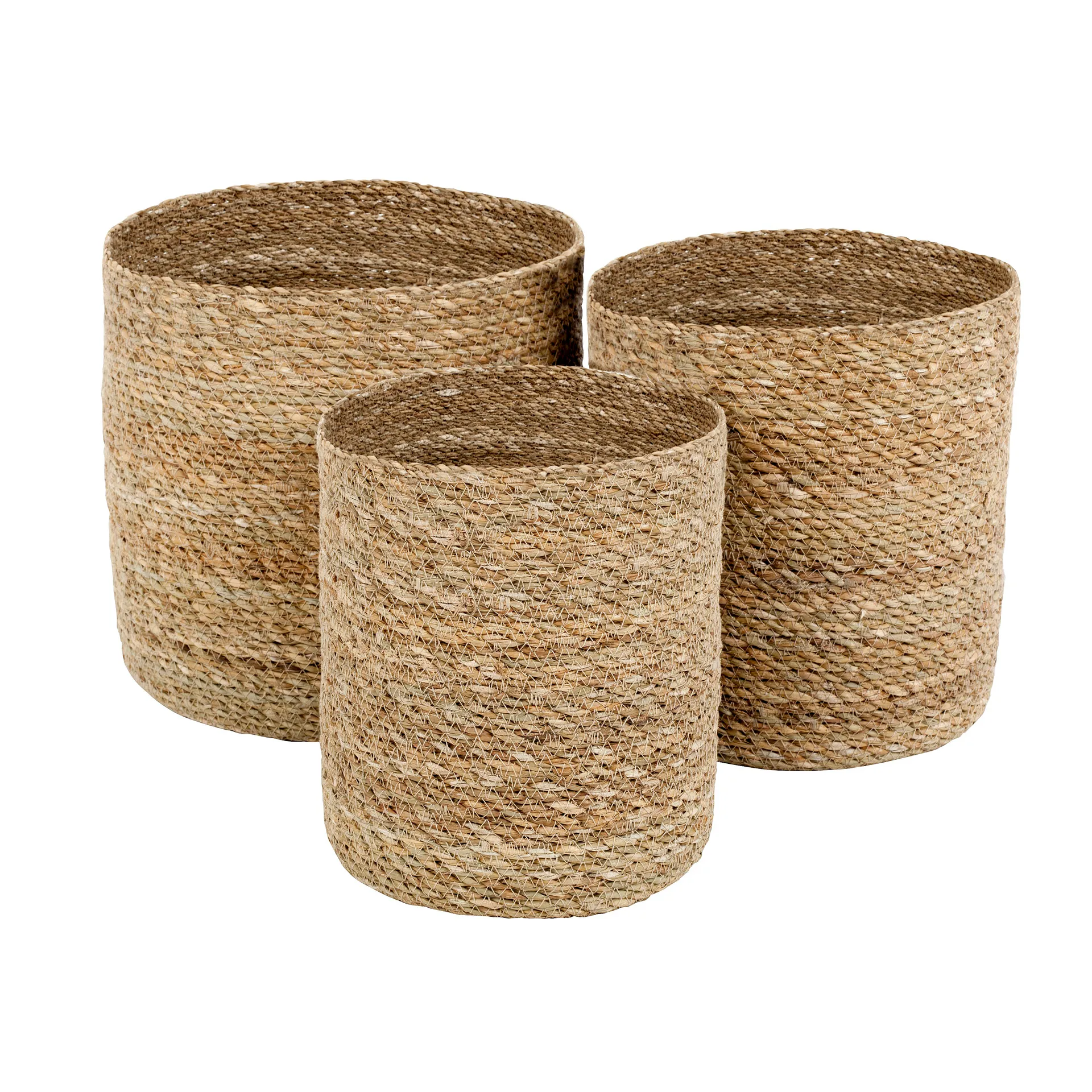 Panier de rangement Emil Lot de 3 small, Nature Dixie