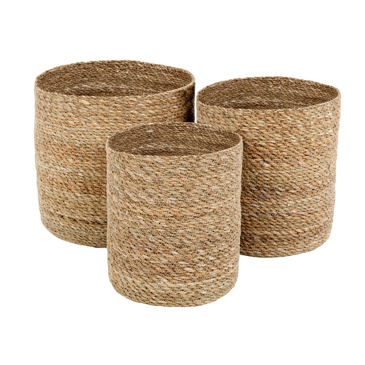 Dixie Panier de rangement Emil Lot de 3 small Nature