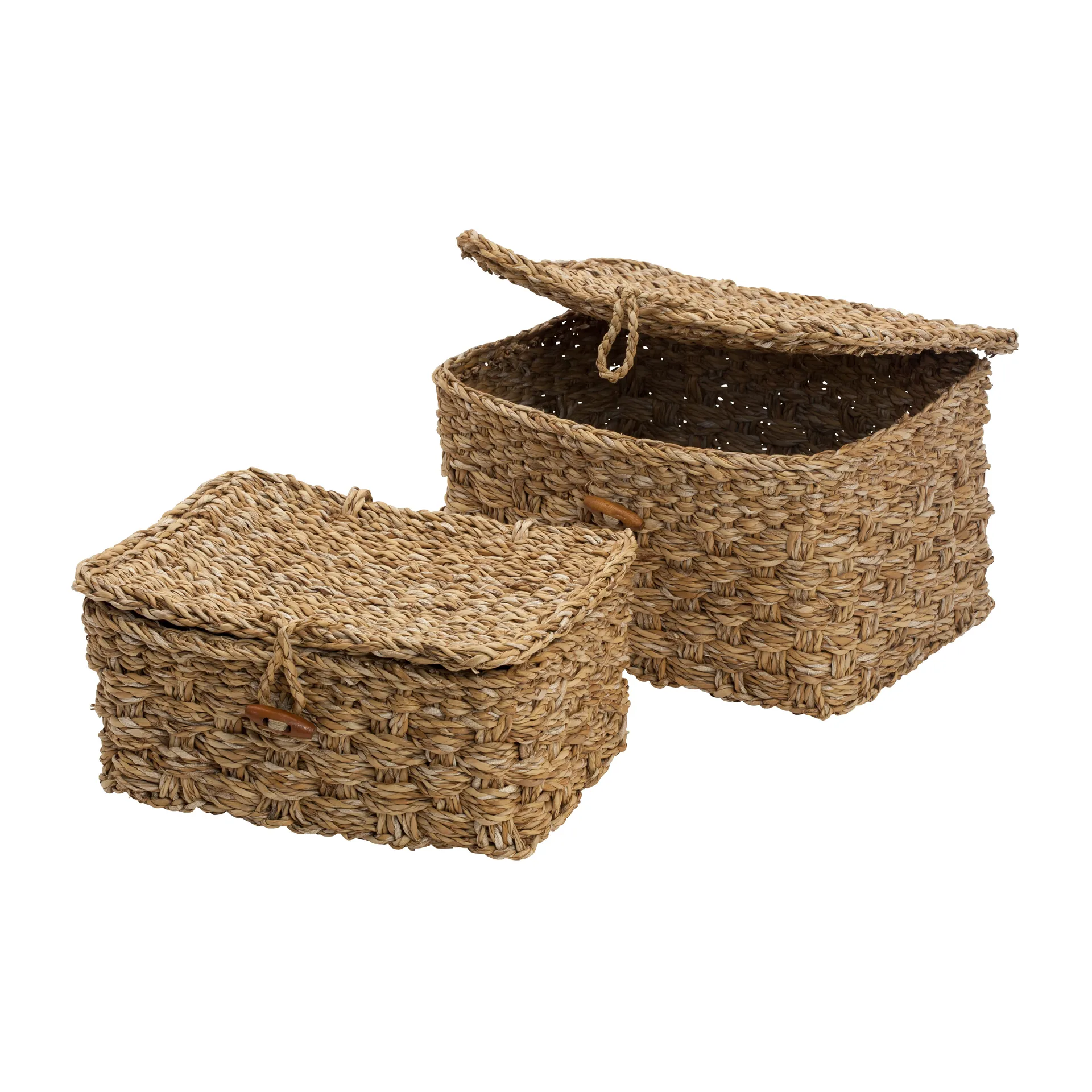 Panier de rangement Esther Lot de 2, Nature Dixie