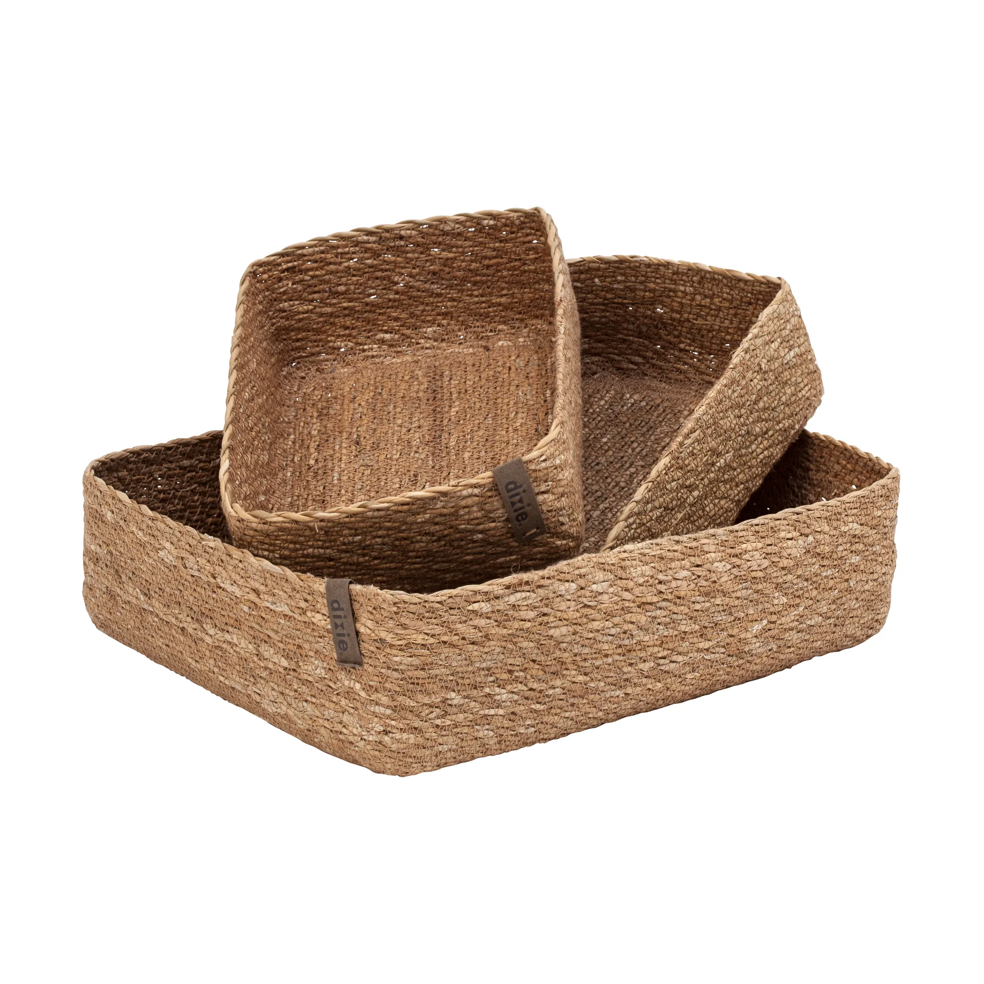 Set de boîtes de rangement Emil, 3 pièces, Natural Dixie