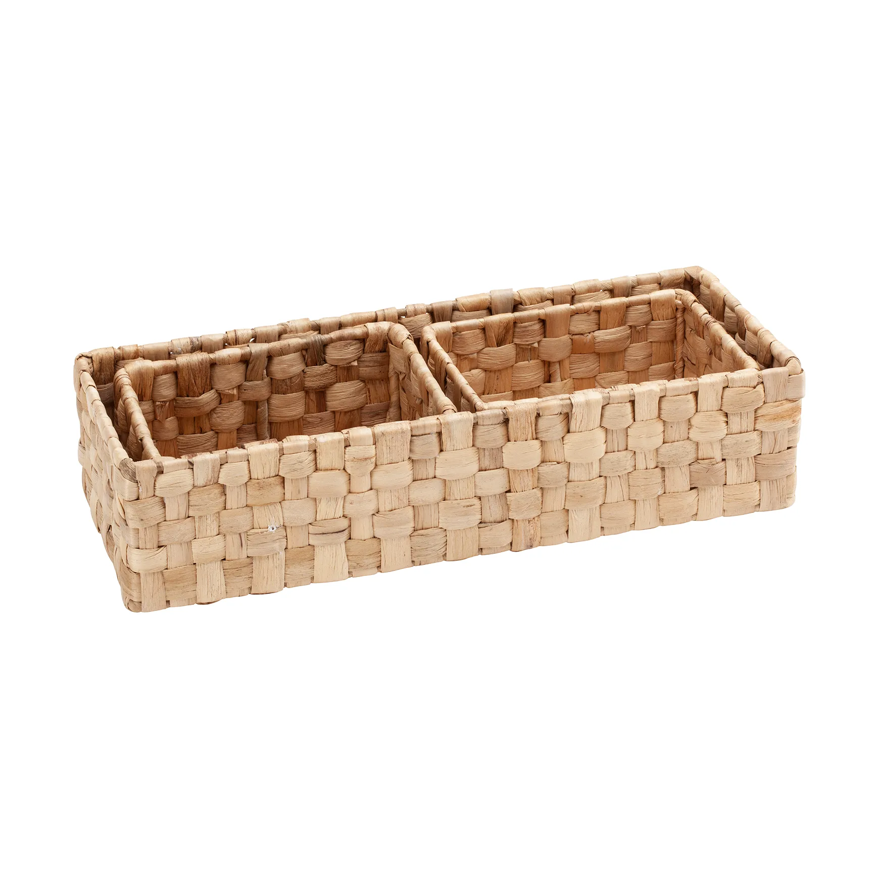 Set de boîtes de rangement Lily Panama, 3 pièces, Natural Dixie