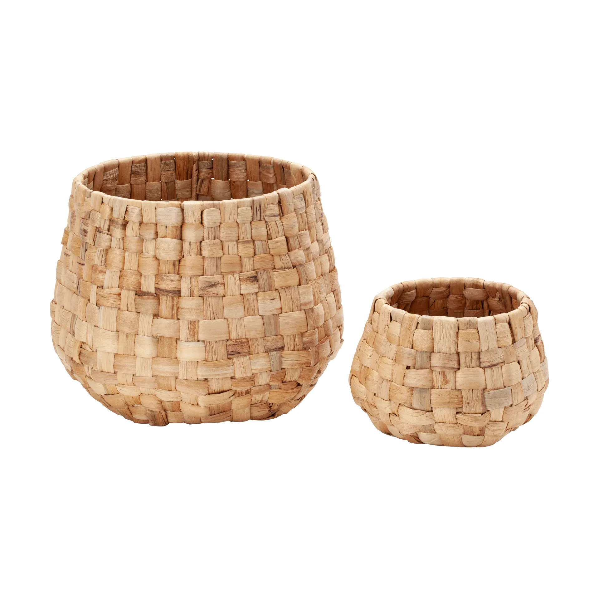 Set de cache-pots Lily Panama, 2 pièces, Natural Dixie