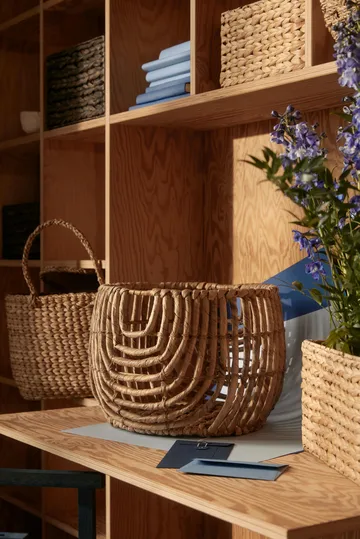 Set de paniers de rangement Lily small, 3 pièces - Naturel - Dixie