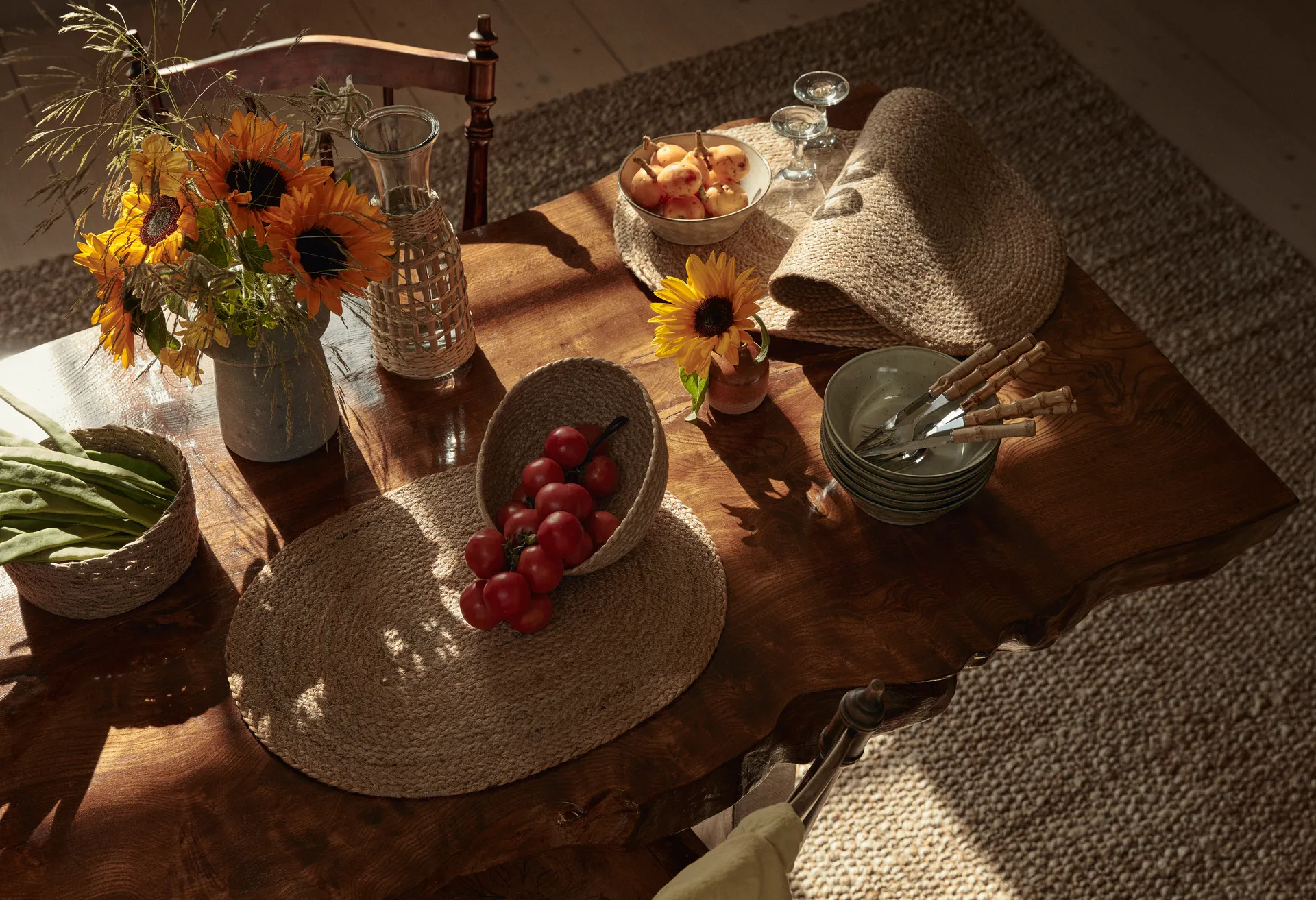 Set de table Braided oval, Nature Dixie