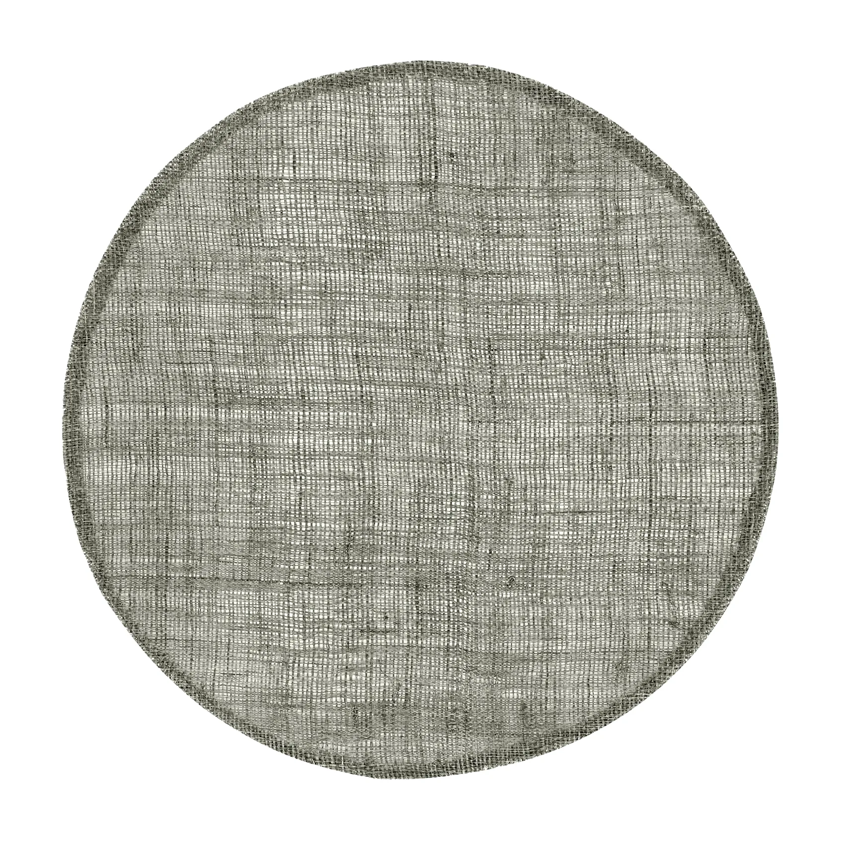 Set de table Dixie rond, gris foncé Dixie