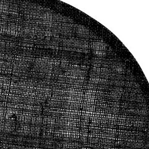 Set de table Dixie rond, noir Dixie