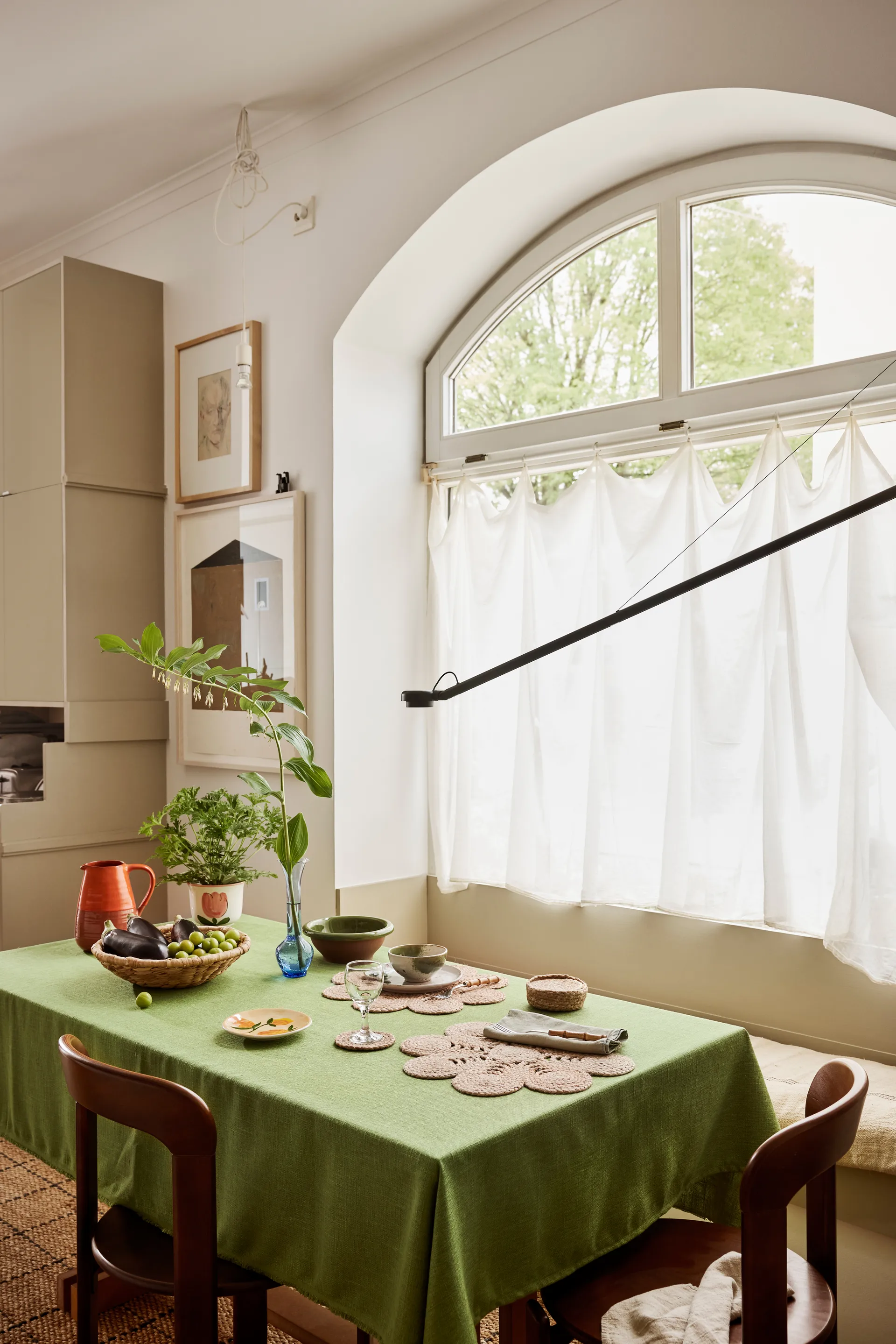 Set de Table Elin anemone Ø40 cm, Natural Dixie