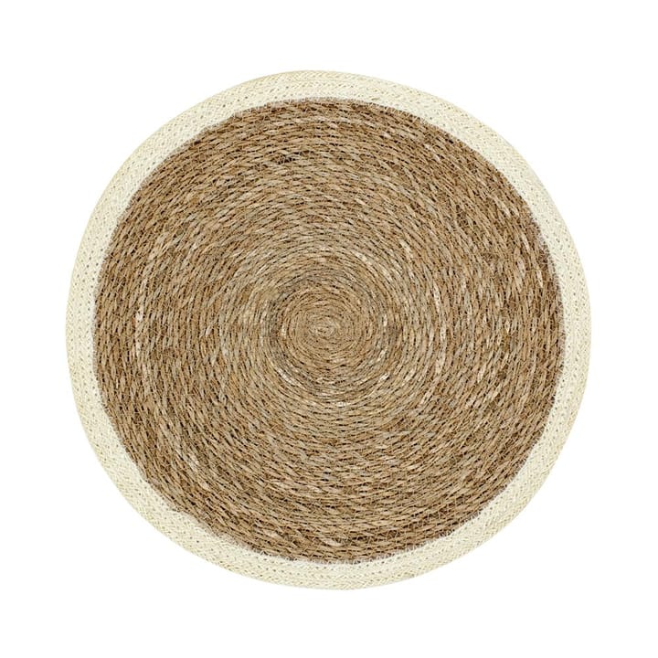 Set de table rond Emil - naturel-blanc - Dixie