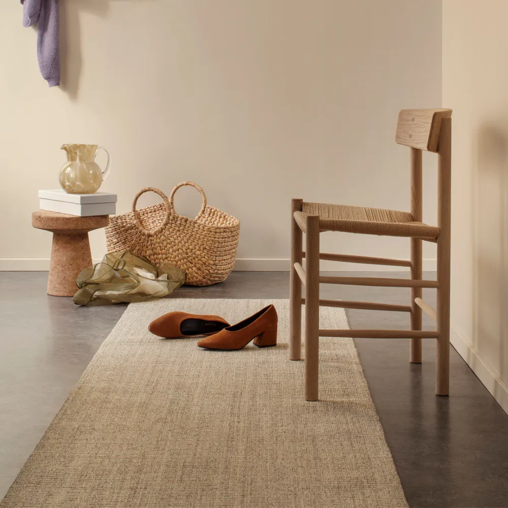 Tapis de couloir Jenny, nature, sisal, 80x250 cm Dixie