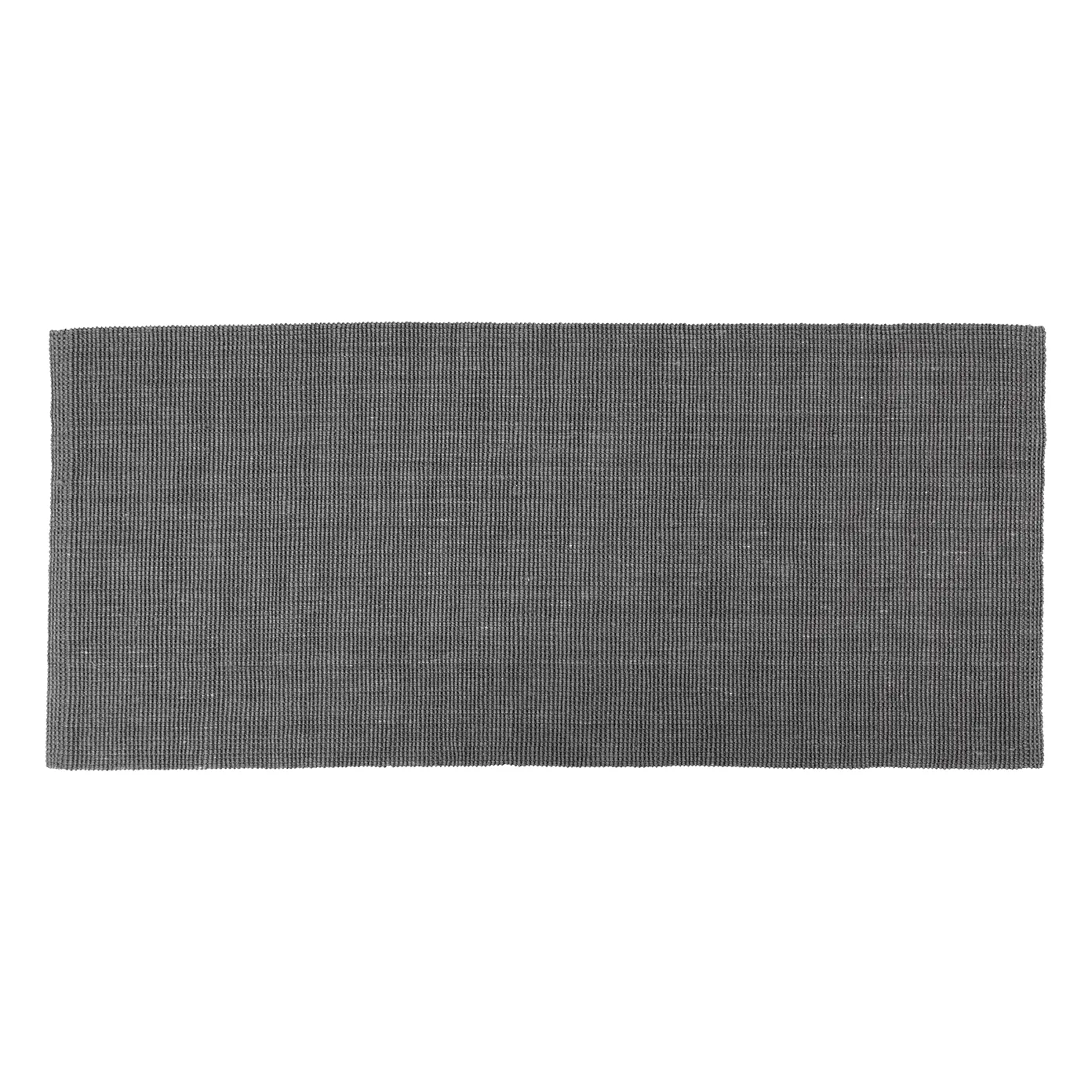 Tapis de jute Fiona 80x180 cm, gris plomb Dixie