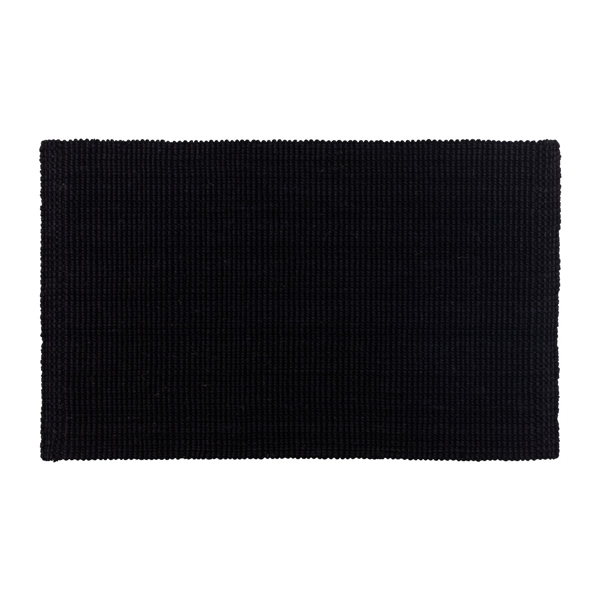 Dixie Tapis de porte Fiona noir 45x75 cm | Design Scandinave | Tapis en jute & en fibres naturelles | Noir