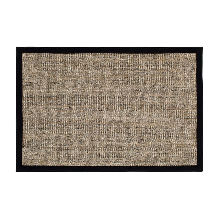 Tapis de porte Jenny Sisal Nature-noir - 60x90 cm - Dixie