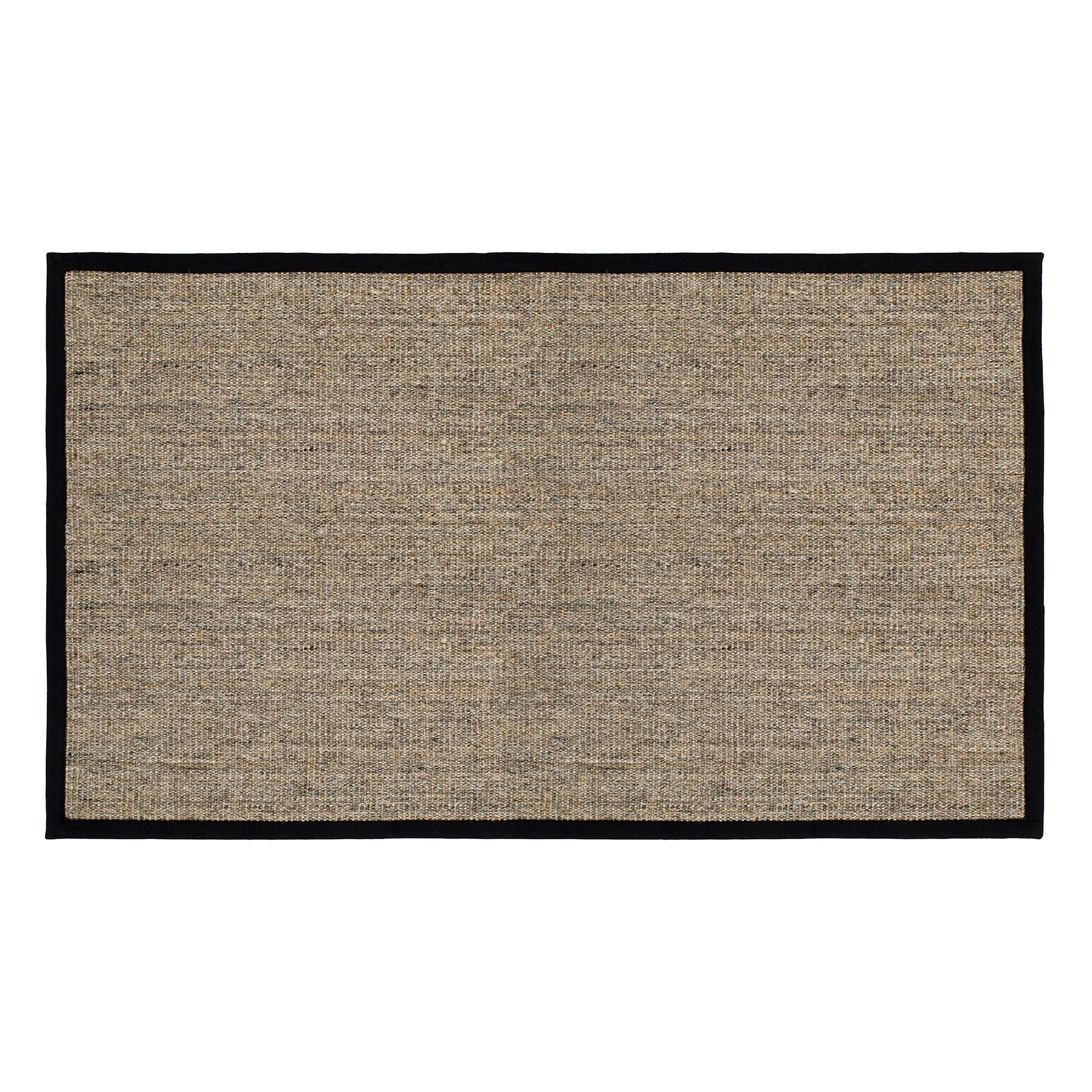 Tapis de porte Jenny Sisal Nature-noir, 70x120 cm Dixie