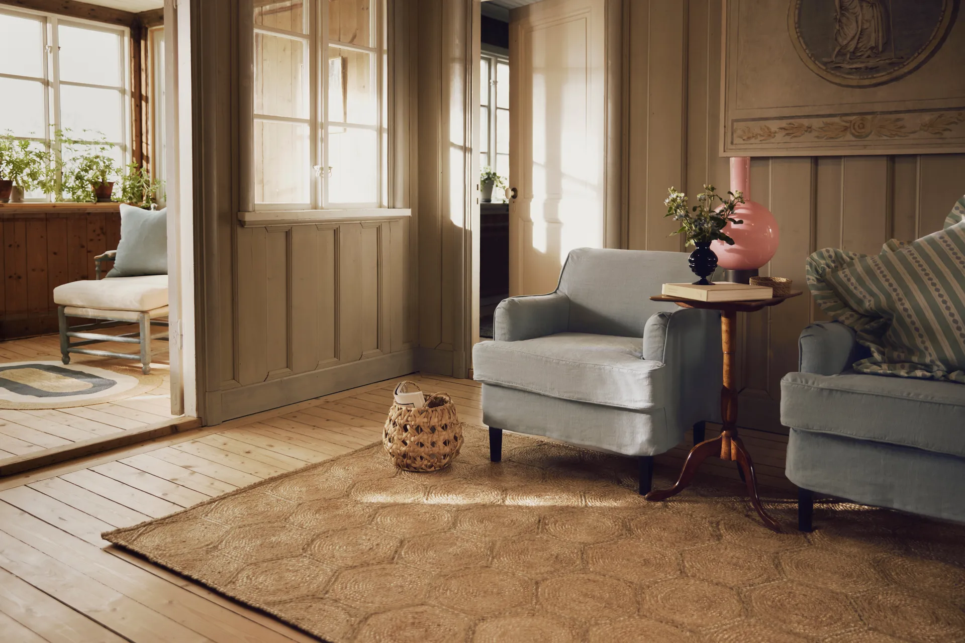 Tapis Elin, Honey comb natural, 160x230 cm Dixie