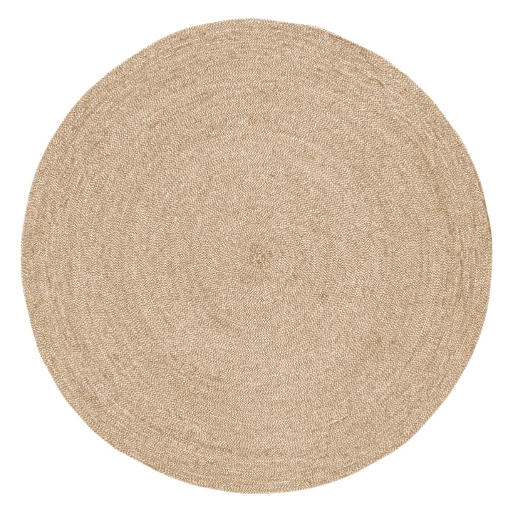 Tapis Ella Ø125cm - Blanc-Nature - Dixie