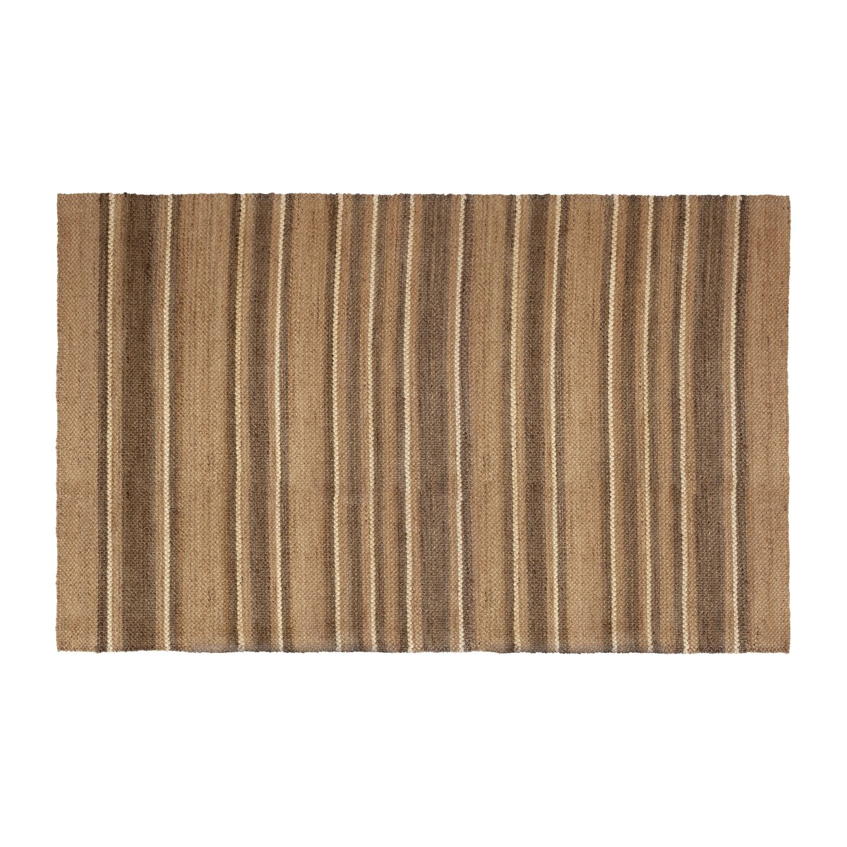 Dixie Tapis en jute Fanny striped Naturel, 190x290 cm