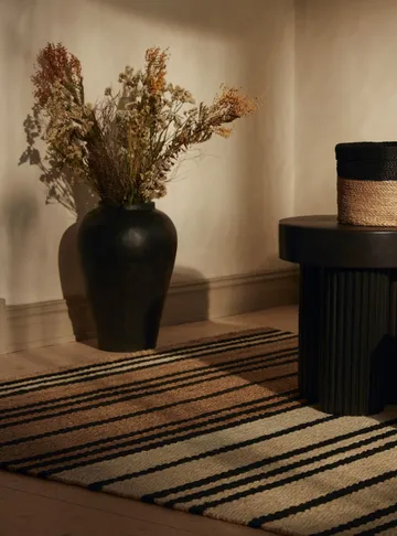 Tapis en jute rayé Elin - 80x250 cm - Dixie